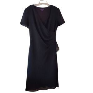 METAPHOR Classic Black Dress Semi Formal Fit & Flare Event Size 12
